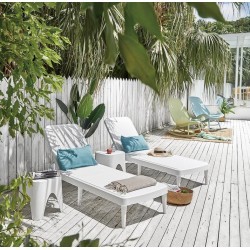 Camastro poltrona resina patron tipo ratan