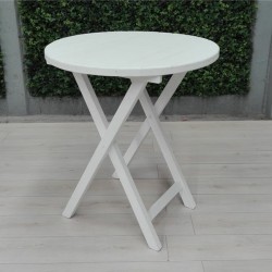 Mesa Alta plegable 80 cm diametro