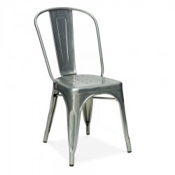 Silla replica Tolix Galvanizada