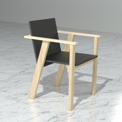 Silla Milla Madera con panel