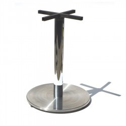 Base pedestal de acero inoxidable 45 cm...