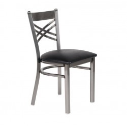 Silla de metal windsor curva