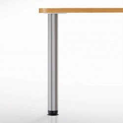 Juego de 4 patas Acero Satinado