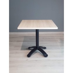 Mesa Melamina con Base pedestal de cruz...