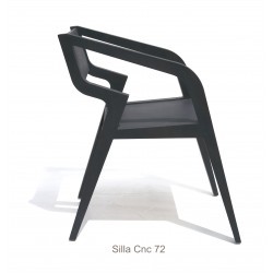 Silla Cnc 72 de madera contra chapeada
