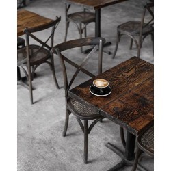 Cubierta madera de pino 80x80 cm