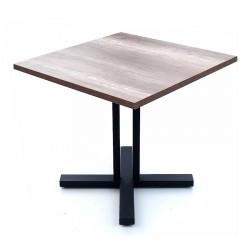 Mesa Maya de 80x80 con base en perfil