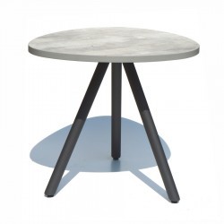 Mesa Huevo con base tripoide 80 de diametro