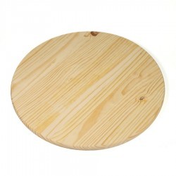 Cubierta 90 cm diametro madera de pino