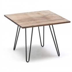 Mesa Tolix alambrica 90x90 cm