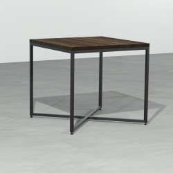 Mesa squadra "x" 80x80 cm