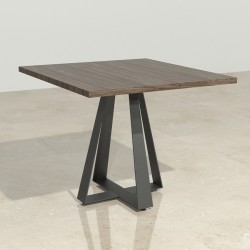 Mesa Vida con cubierta 80x80 melamina