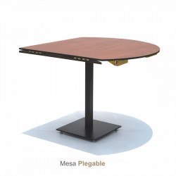 Mesa plegable de 80x80 cm a 105 cm de...