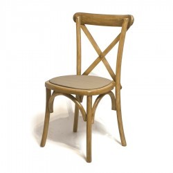 Silla Crossback de madera