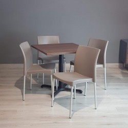 Paquete Vivanti de 4 sillas y Mesa 90x90