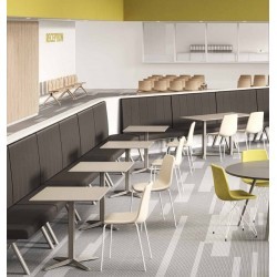 Mesa artek base de aluminio, cubierta de...