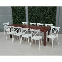 Mesa Fos tablon rectangular de madera...