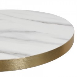 Cubierta 70 cm diametro de Corian Carrara...