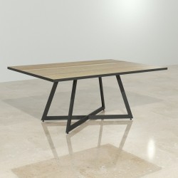 Mesa Alondra 120x180 cm base de Metal