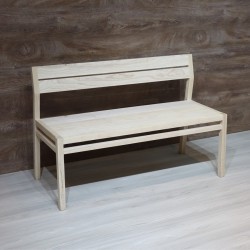 Banca Vega en madera 120 cm largo